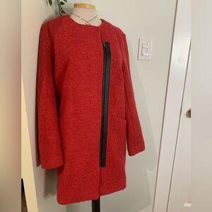 Wool blend coat L